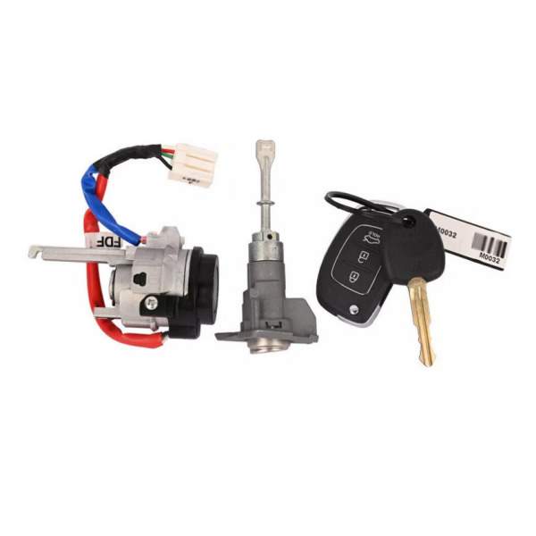 Full door lock cylinder ignition and remote key suitable for 2011-2015 Hyundai Elantra